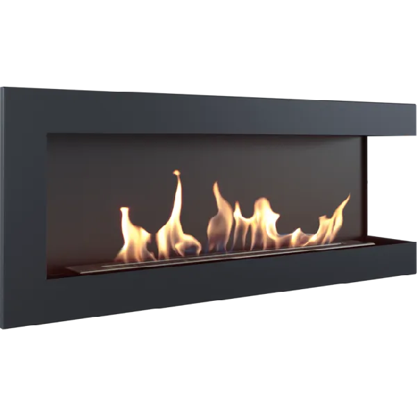 Биокамин с остеклением Kratki Delta 1200 правый