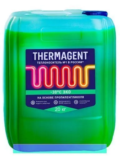 Теплоноситель Thermagent -30°C, 20л, зеленый  Теплоноситель Thermagent -30°C, 20л, зеленый