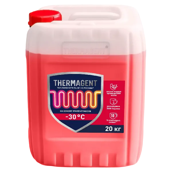 Теплоноситель Thermagent -65°C, 20л, красный Теплоноситель Thermagent -65°C, 20л, красный