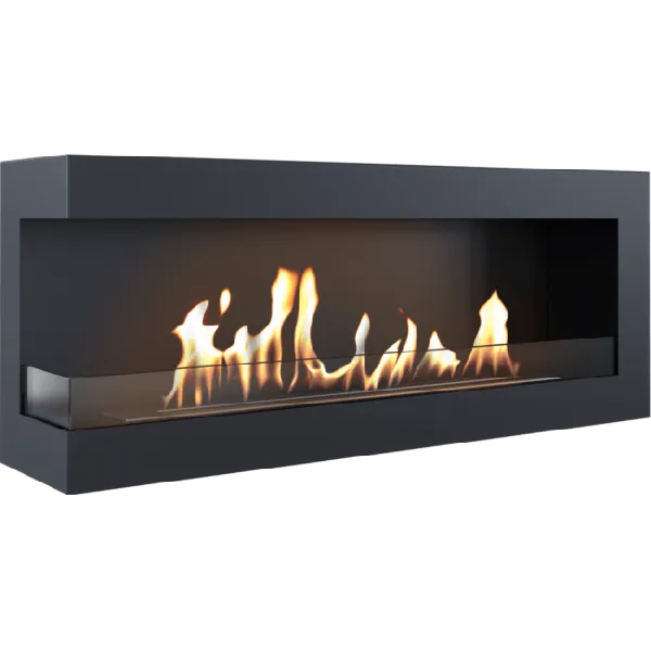 Биокамин с остеклением Kratki Delta 1200 левый