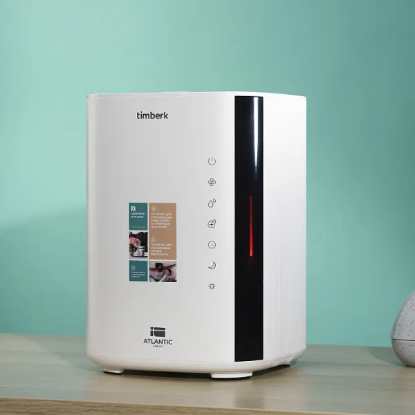 Увлажнитель воздуха Timberk Atlantic T-HU3.5-A14E-W.  Увлажнители увлажнитель воздуха timberk atlantic t-hu3.5-a14e-w