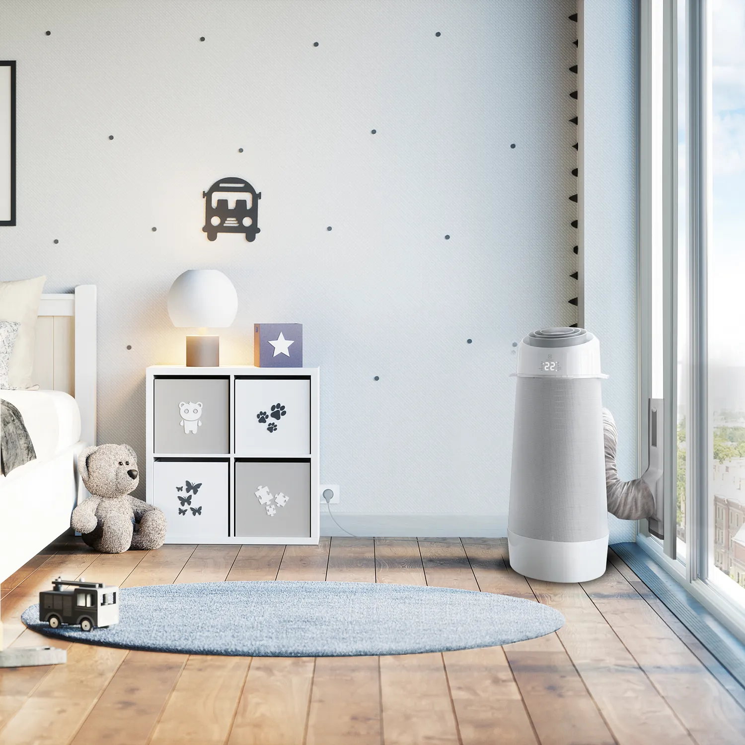 Мобильный кондиционер Electrolux Air Flower EACM-10 FP/N6 Мобильный кондиционер Electrolux Air Flower EACM-10 FP/N6