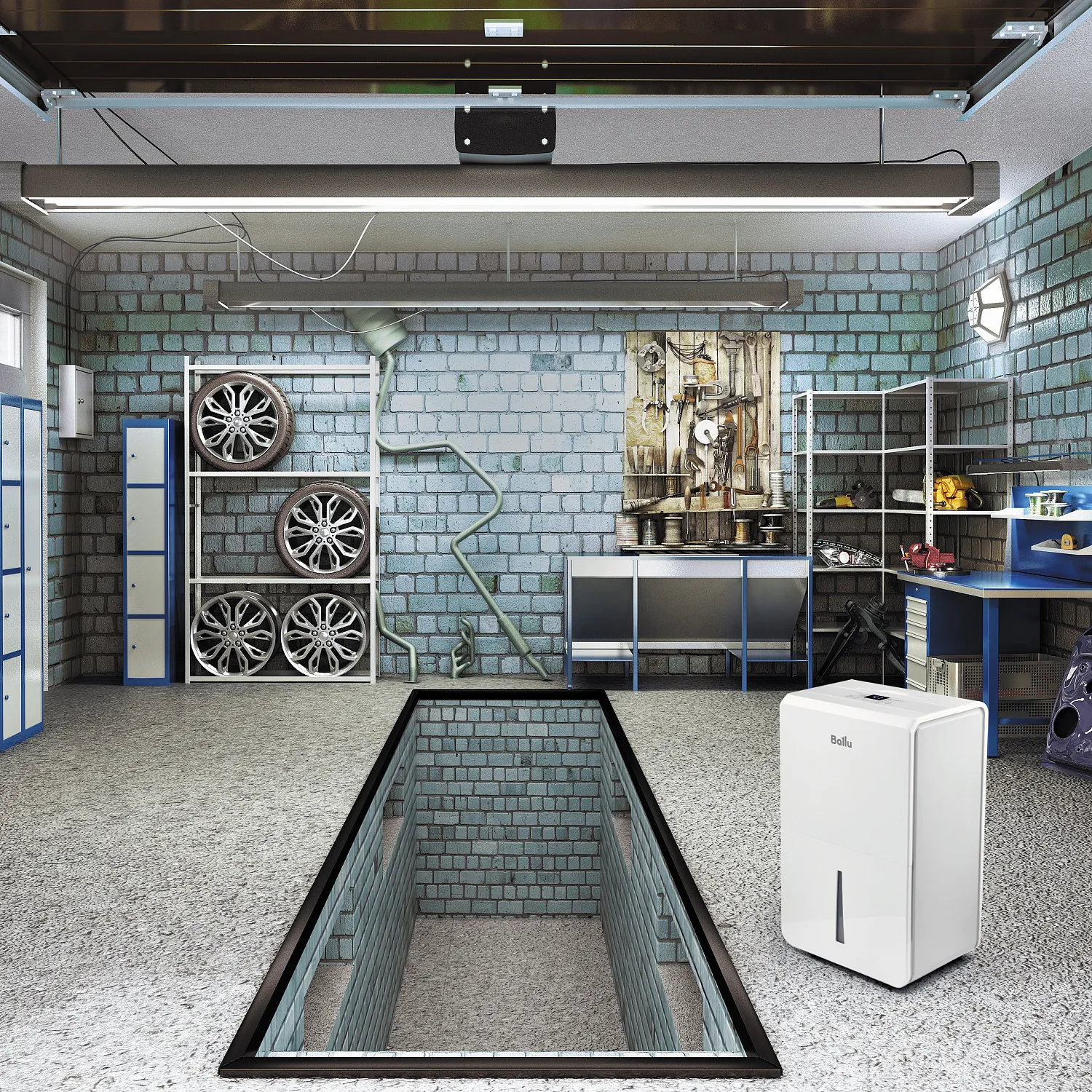 Осушитель воздуха Ballu BD50T Осушитель воздуха Ballu BD50T