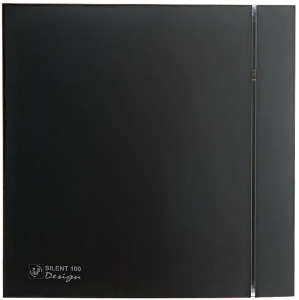 Осевой вентилятор Soler&Palau Silent-100 CZ Matt Black Design - 4C 5210007700