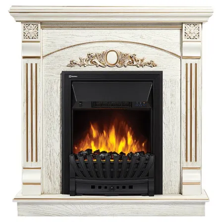 Портал Firelight Barocco Classic (белёный дуб с золотой патиной)