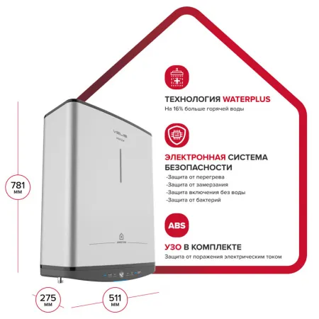 Накопительный водонагреватель Ariston ABSE VLS PRO INOX PW 5050