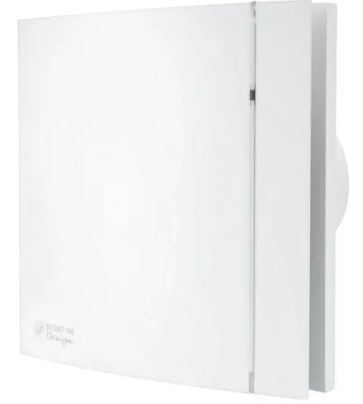 Осевой вентилятор Soler&Palau SILENT-100 CRZ MATT WHITE DESIGN (Таймер)