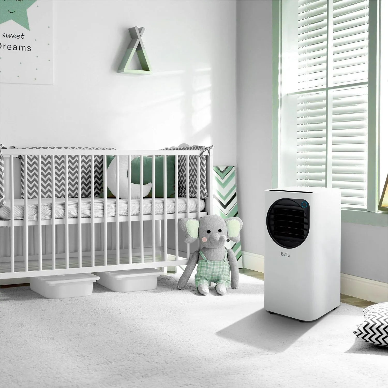 Мобильный кондиционер Ballu Eclipse BPAC-10 EPW/N6 white