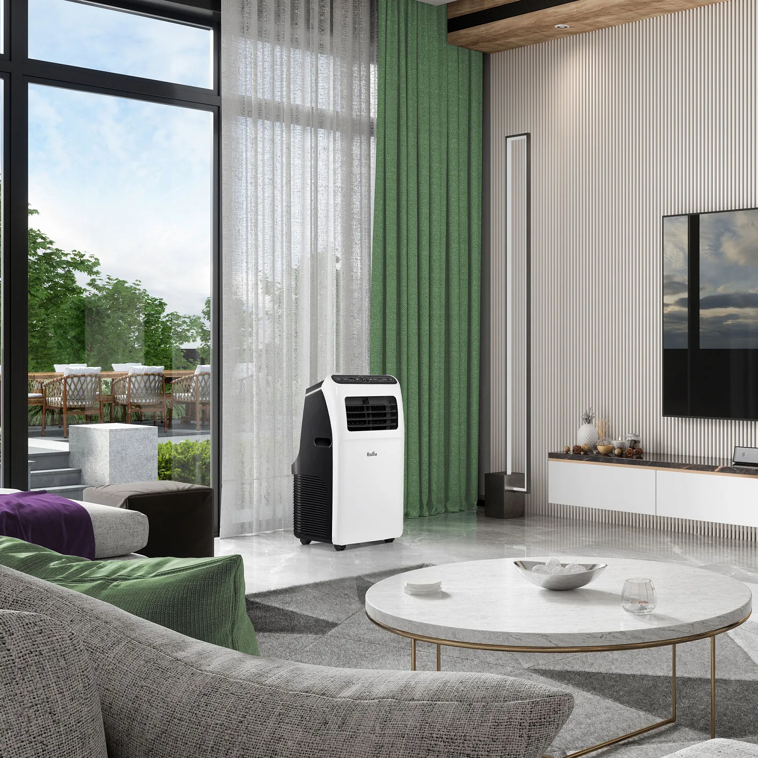 Мобильный кондиционер Ballu Aura BPAC-12 CP/N1_24Y Мобильный кондиционер Ballu Aura BPAC-12 CP/N1_24Y