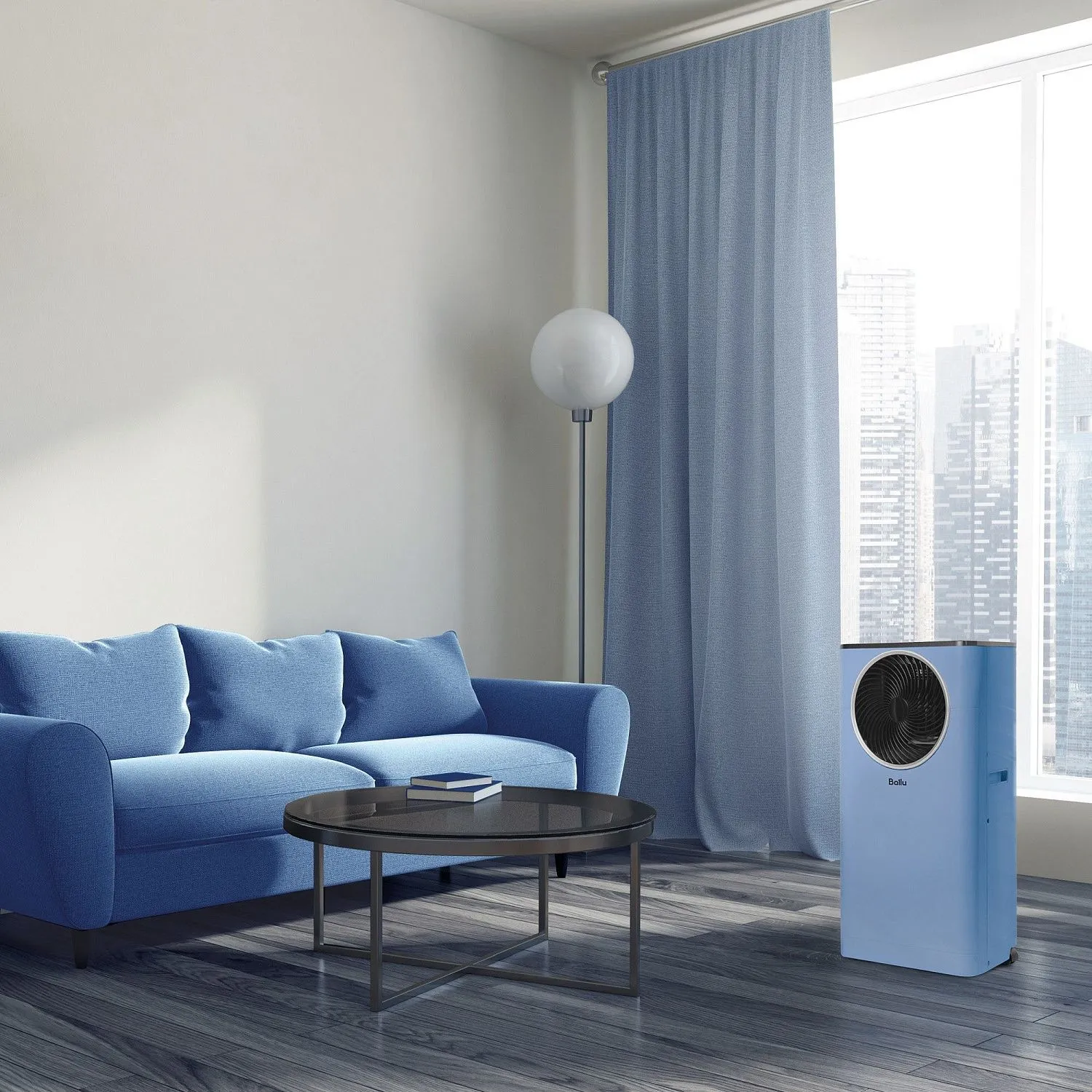 Мобильный кондиционер Ballu Twinkle BPAC-09 DWB/N6 Blue