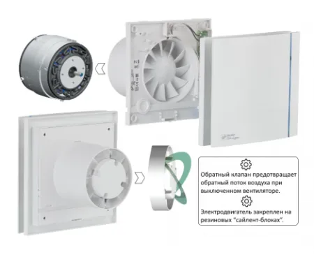 Осевой вентилятор Soler&Palau Silent-100 CRZ Design Ecowatt 5210611000