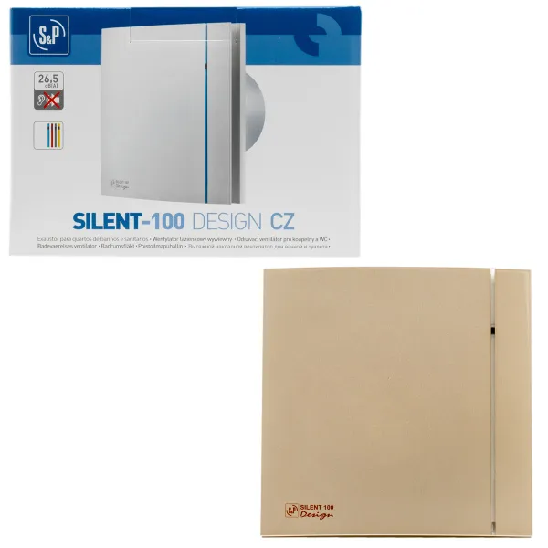 Осевой вентилятор Soler&Palau Silent-100 CZ Champagne Design - 4C [5210607200]