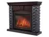 Портал Firelight Porto 25 (камень черный, шпон венге) Портал Firelight Porto 25 (камень черный, шпон венге)