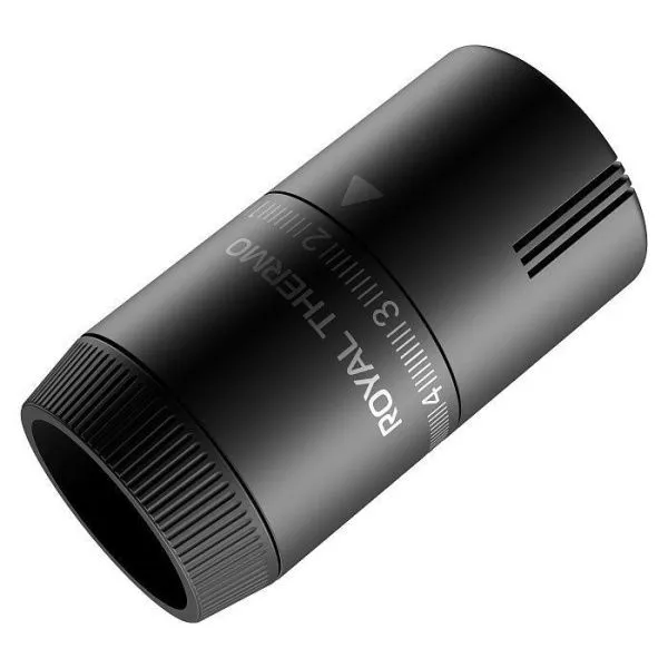 Термоголовка Royal Thermo Design М30х1,5 RTO 07.0008 (черный)