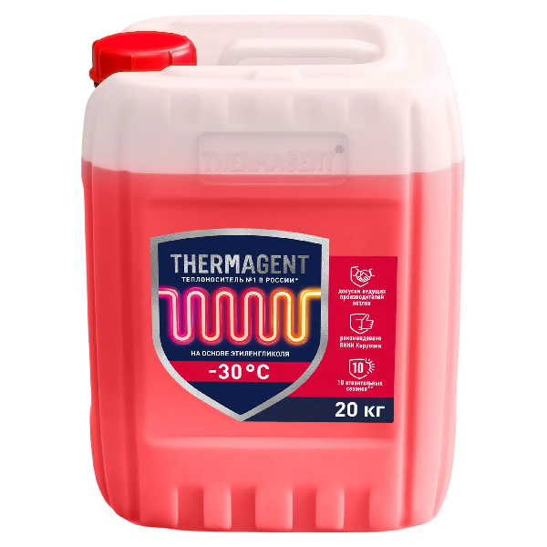 Теплоноситель Thermagent -65°C, 20л, красный