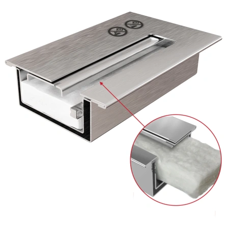 Портал с биокамином Kratki Egzul черный