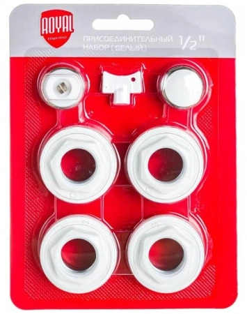 Набор присоединительный Royal Thermo 1/2'' white