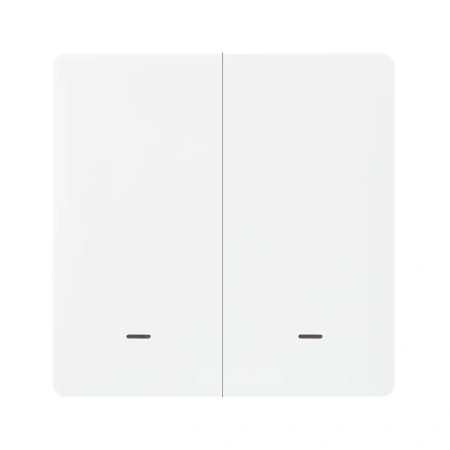 Выключатель Hommyn zigbee 2 клавиши SWZBNN02W (без нейтрали)
